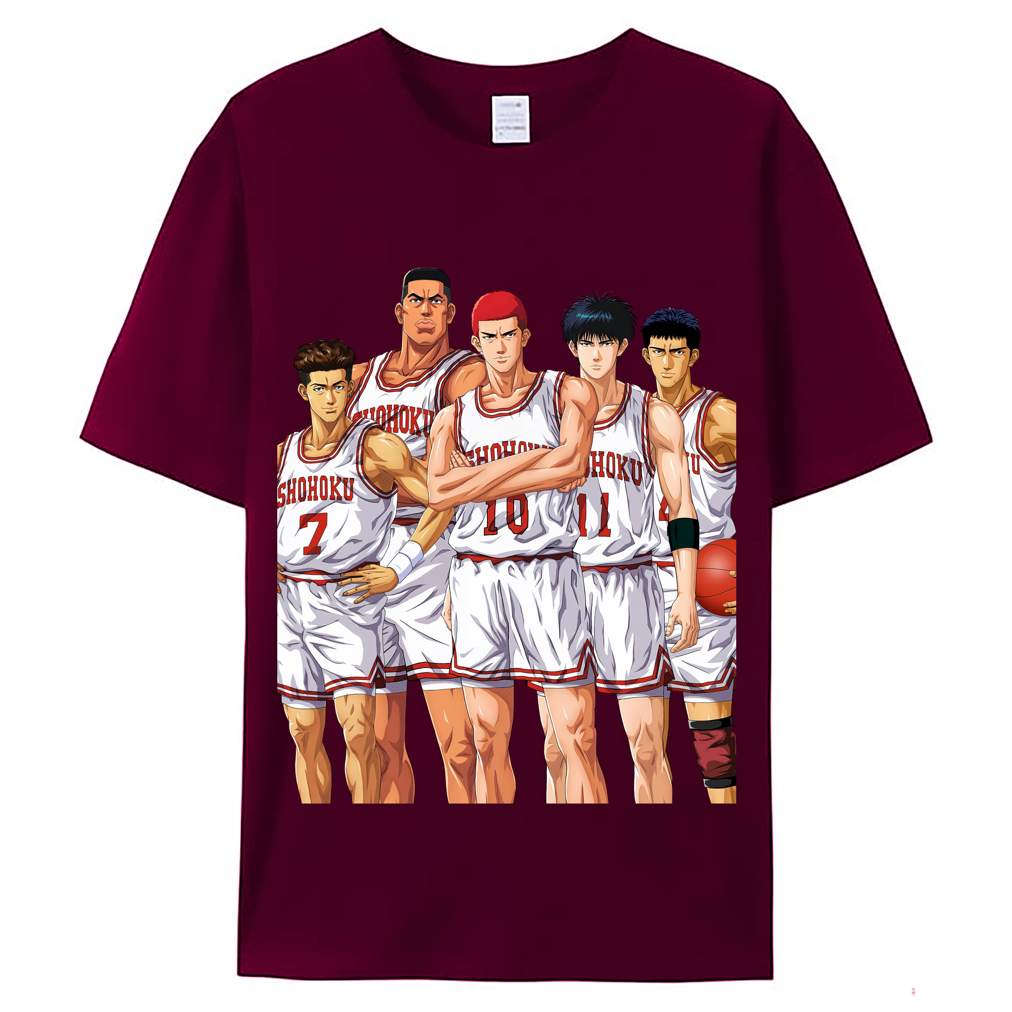 （画像用） SLAM DUNK／スラムダンク レディースカジュアルプリントTシャツ（綿100％）